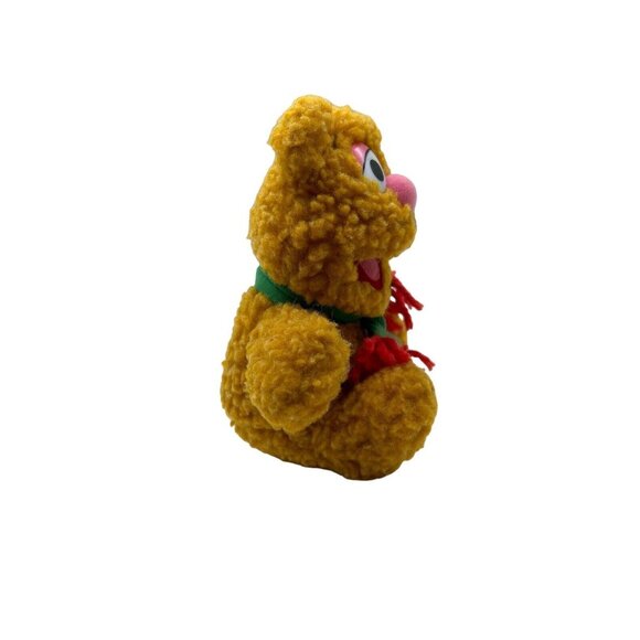 Vintage 1987 Baby Fozzie Bear Muppet Babies 8” Christmas Plush Toy Jim Henson - Picture 2 of 8